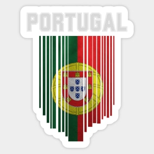 Portugal flag, Portuguese flag Sticker